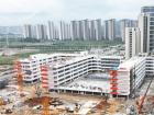 蕉城中學東校區(qū)主體外立面全面拆除
